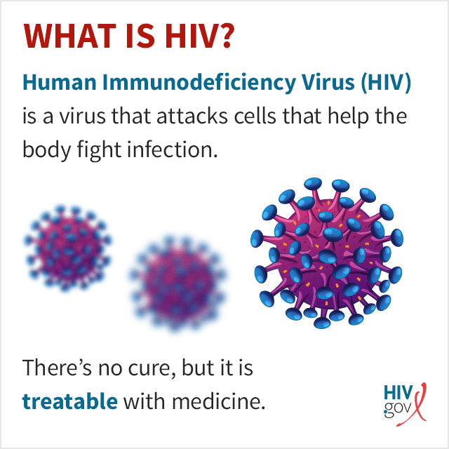 What is HIV? Human Immunodeficiency Virus (HIV) is a virus that attacks cells that help the body fight infection.